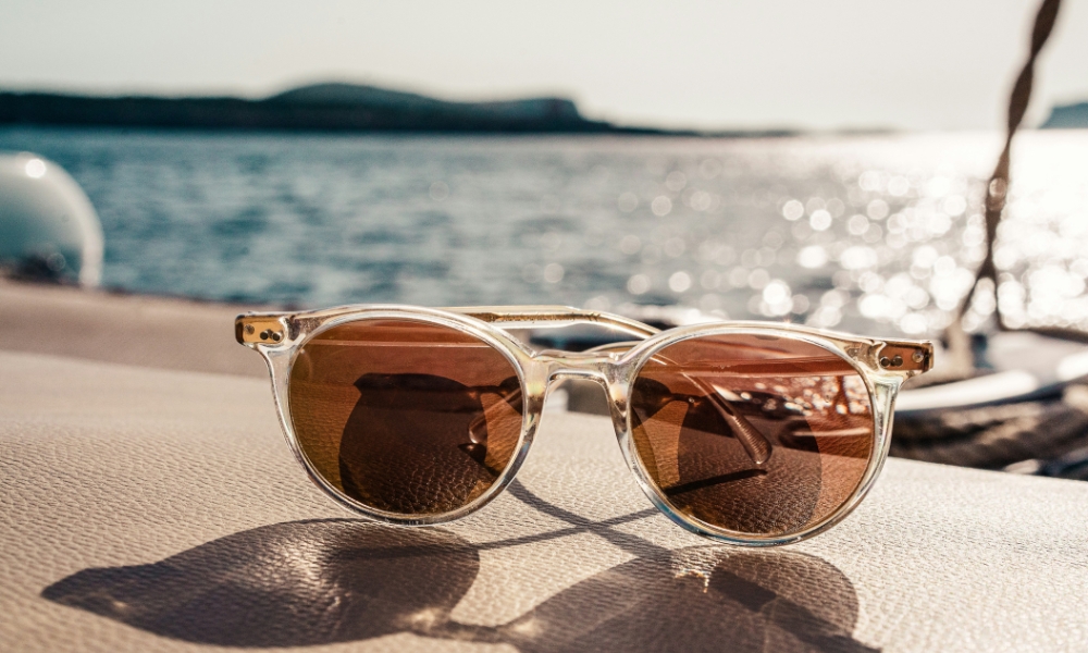 Be SunSmart and slip on a pair of sunglasses.