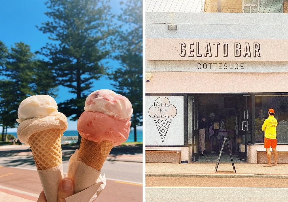 Grab an ice cream at Gelato Bar Cottesloe.