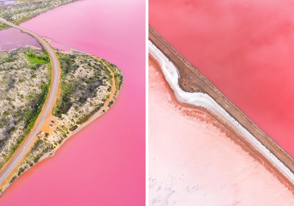 Hutt Lagoon pink lake