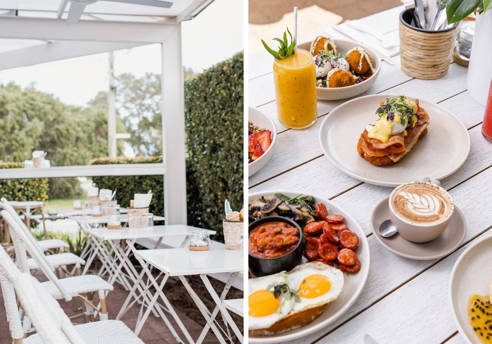 Start your Joondalup day trip with a leisurely breakfast at Little h Café.