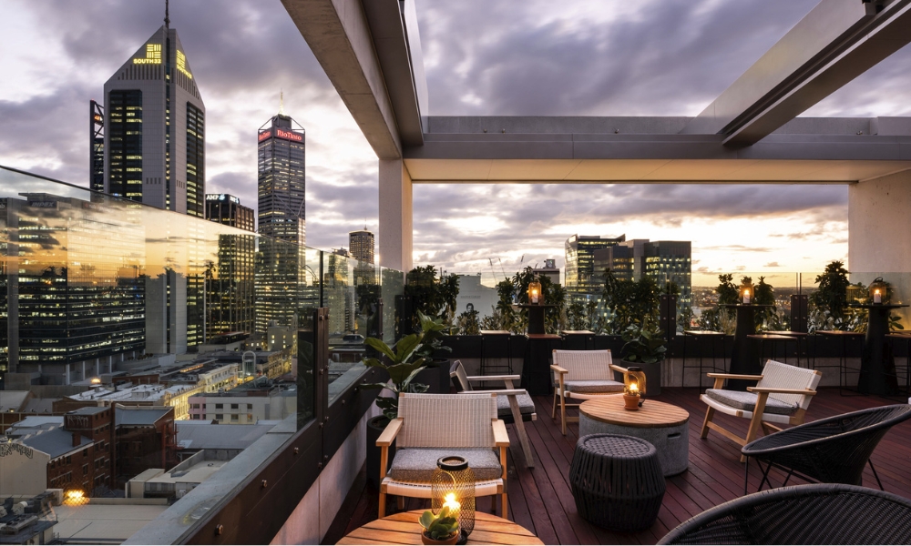 Rooftop at QT is another crowd fabulous option, combining modern sophistication with splashes of artsy colour and skyline views.