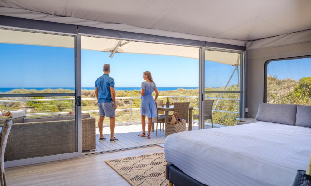 The ultimate RedBalloon experience: an overnight glamping getaway on Rottnest Island.