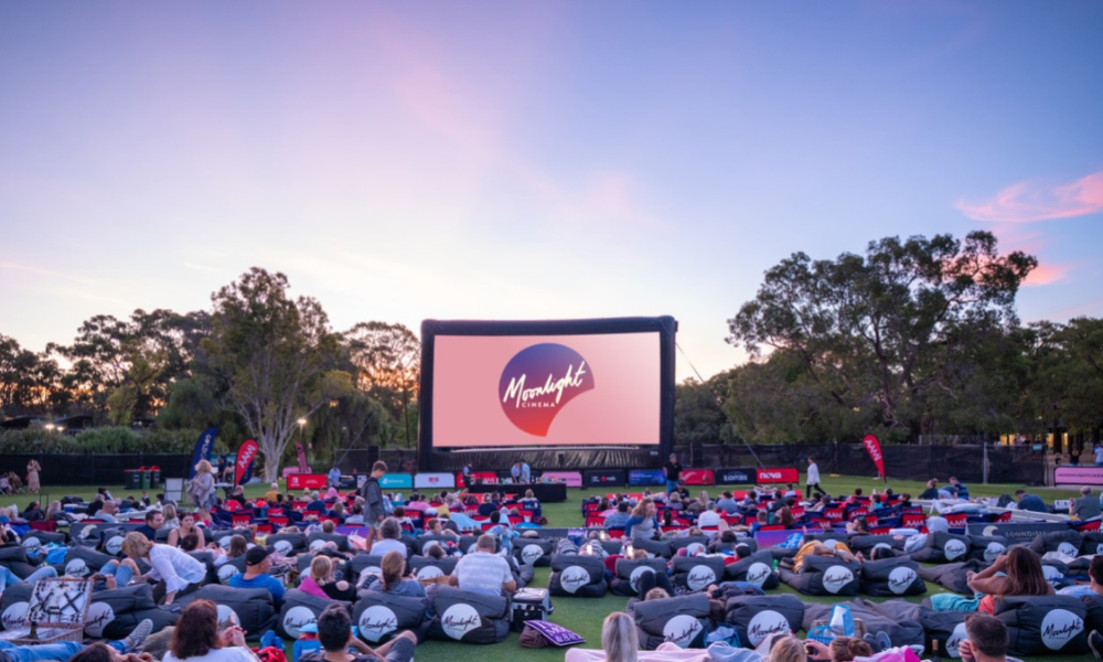 A Moonlight movie under the summer stars